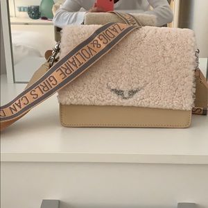 Zadig and Voltaire Lolita shearling bag